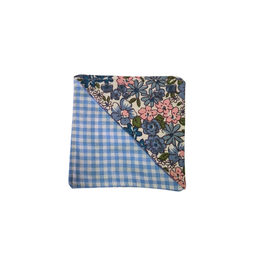 Allie Fabric Corner Bookmark - Blue