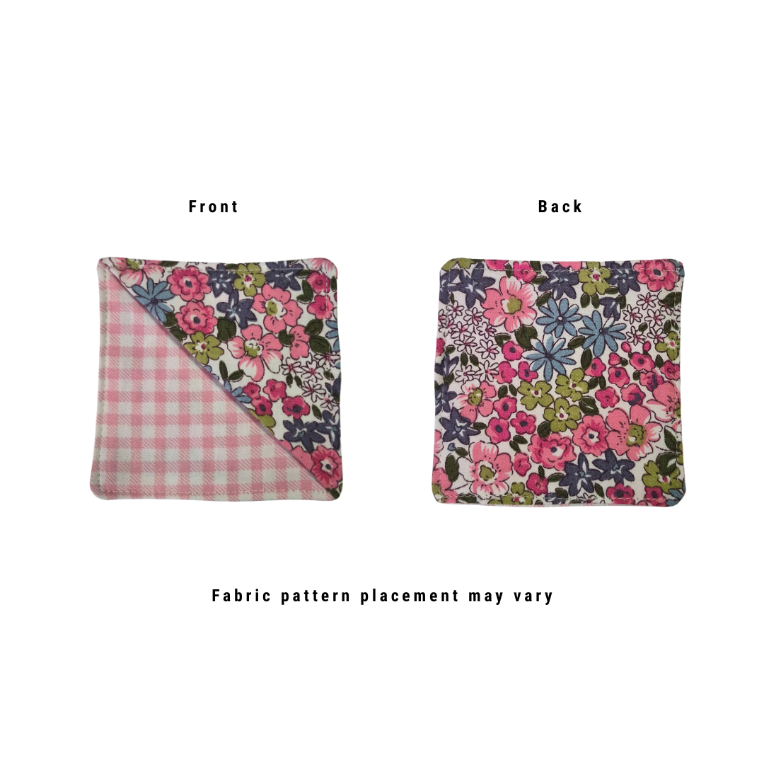 Allie Fabric Corner Bookmark - Pink