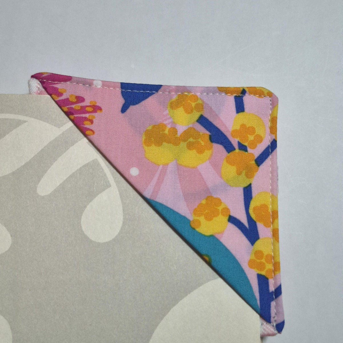Ariel Fabric Corner Bookmark