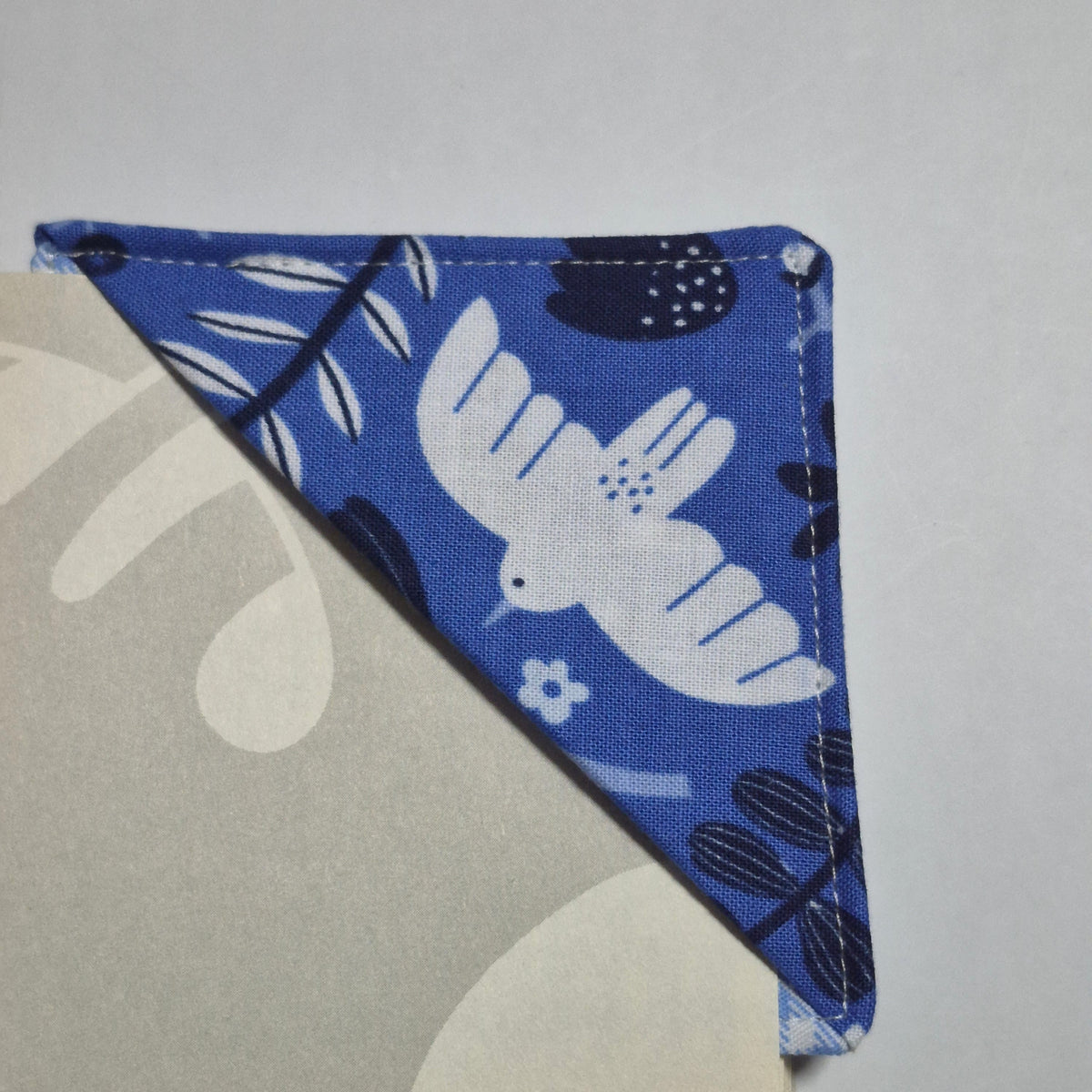 Birds in Flight Fabric Corner Bookmark