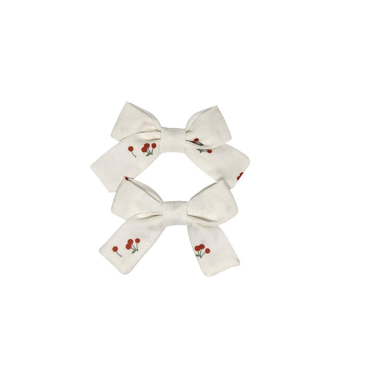 Cherry Classic Hair Bow Set