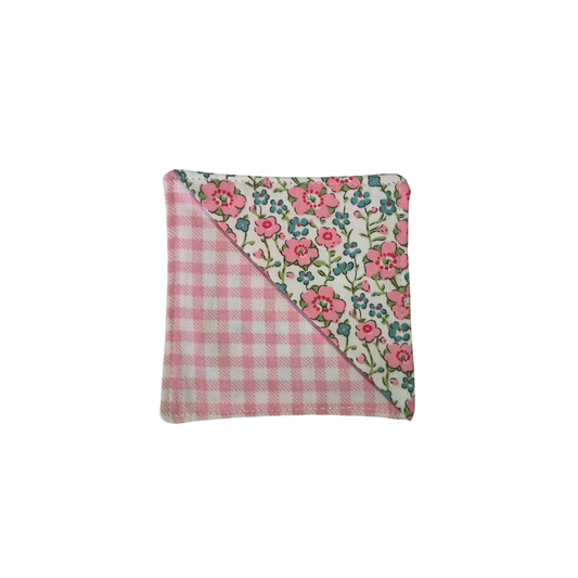 Lucia Fabric Corner Bookmark - Pink
