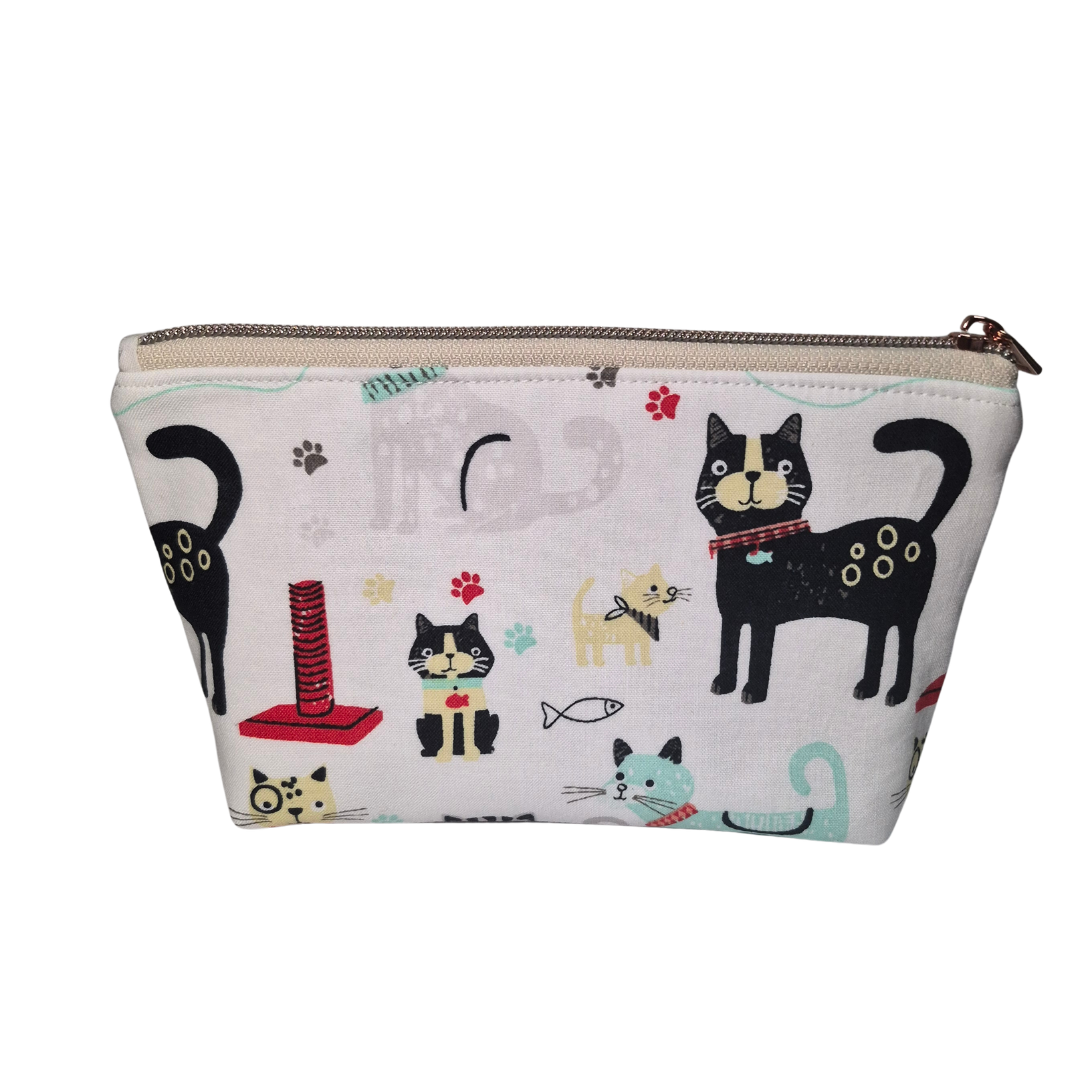 Pawsome Cats Gusset Pouch