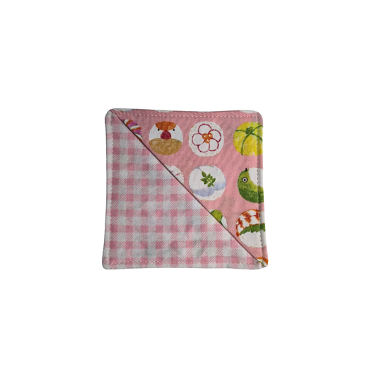 Temari + Sushi Ball Fabric Corner Bookmark