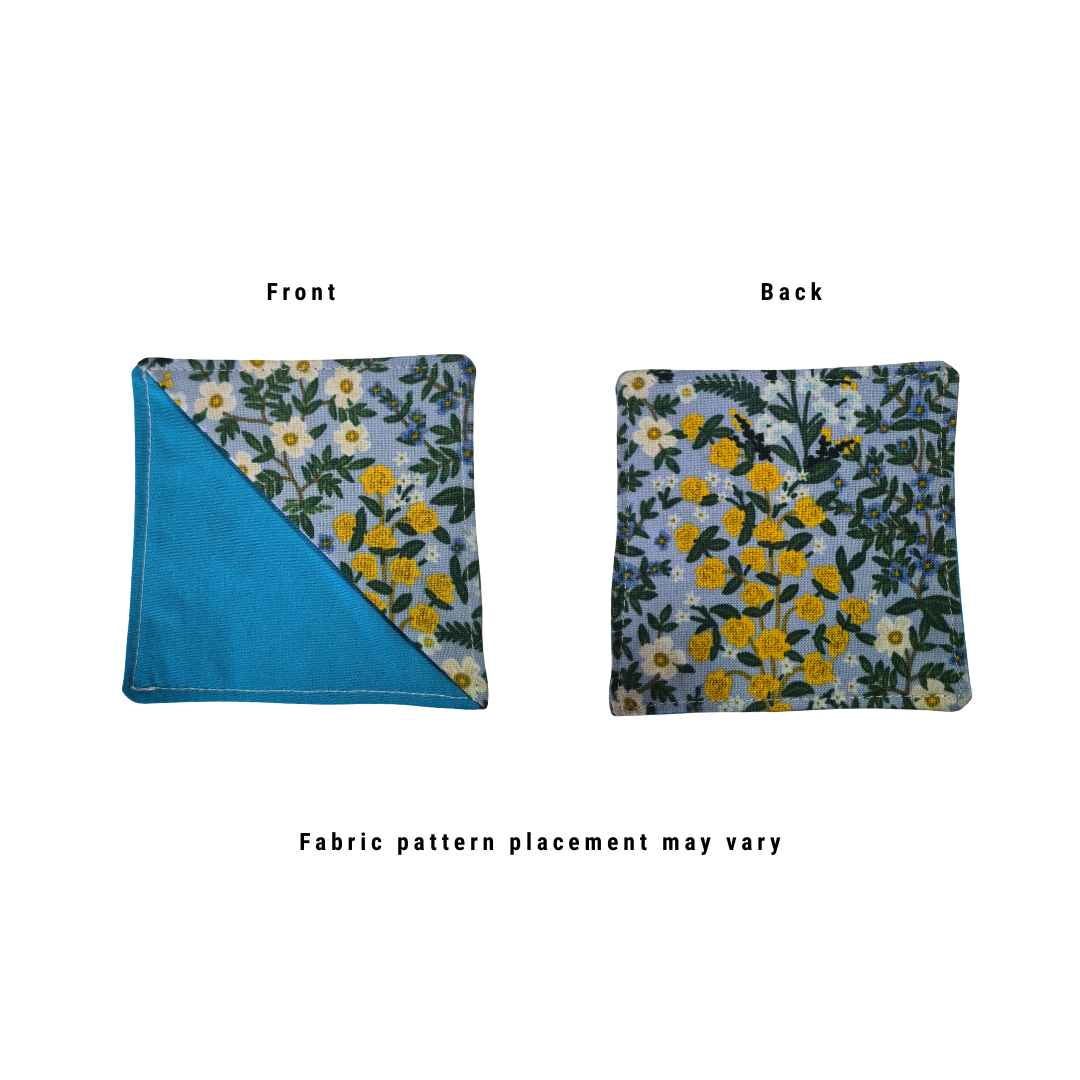 Vivienne Fabric Corner Bookmark - Blue
